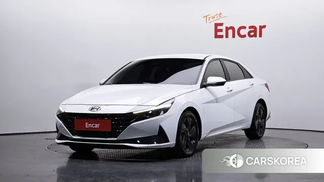 Hyundai Avante (CN7) 2022 Белый из Кореи