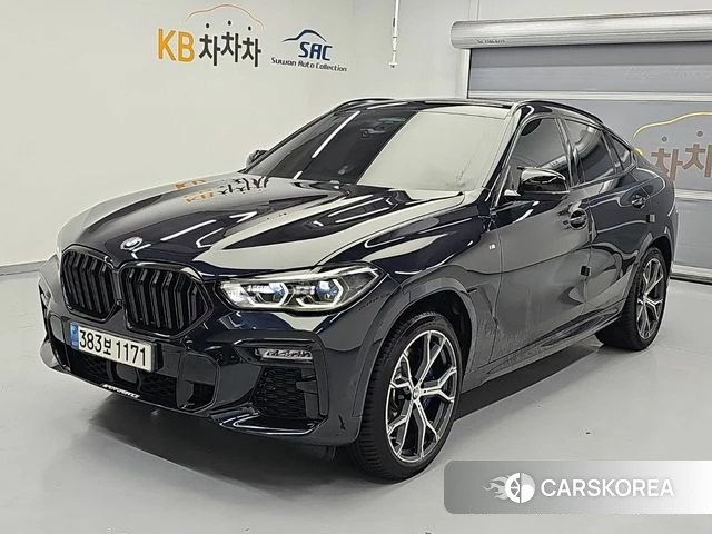 BMW X6 (G06) 2021 Черный из Кореи