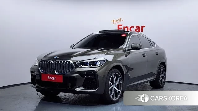 BMW X6 (G06) 2022 Серый из Кореи