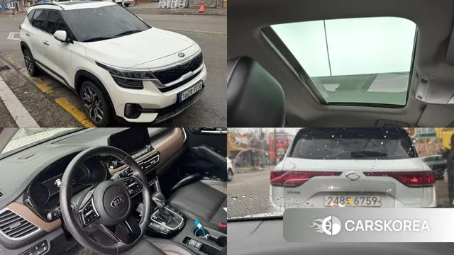 Kia Seltos 2021 Белый из Кореи