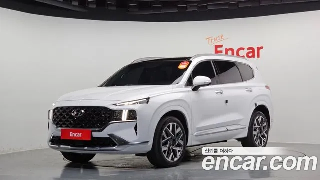 Hyundai The New Santa Fe 2021 Белый из Кореи