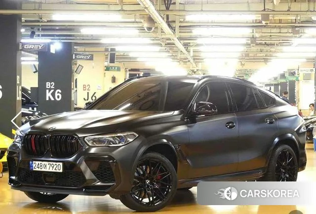 BMW X6M (G06) 2021 Черный из Кореи