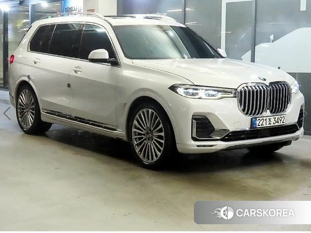 BMW X7 (G07) 2021 Белый из Кореи
