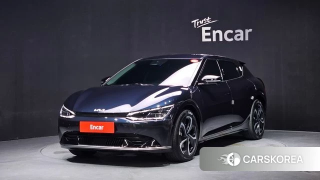 Kia EV6 2022 Синий из Кореи