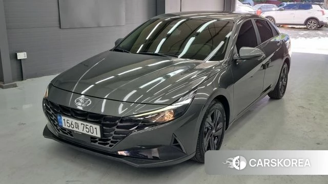 Hyundai Avante Hybrid (CN7) 2021 Серый из Кореи