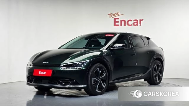 Kia EV6 2022 Темно-зеленый из Кореи
