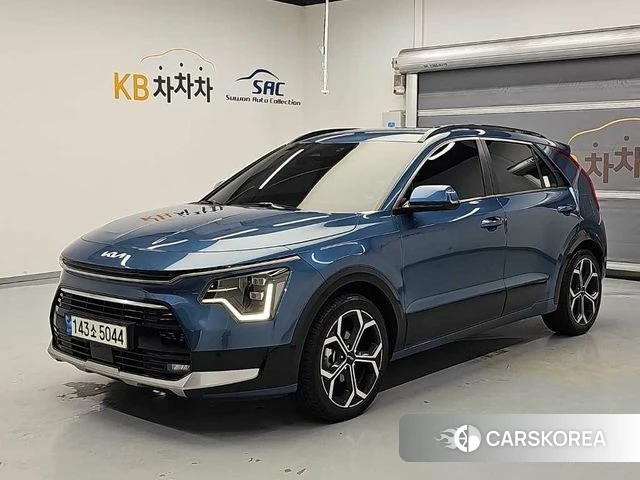 Kia Di Ol Nu Niro 2022 Синий из Кореи