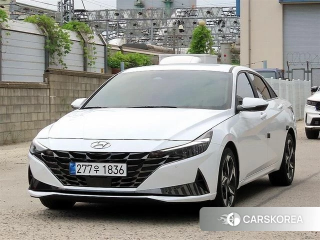 Hyundai Avante (CN7) 2022 Белый из Кореи