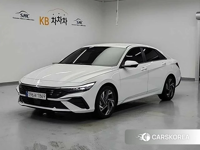 Hyundai The New Avante Hybrid (CN7) 2025 Белый из Кореи