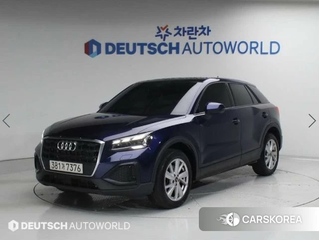 Audi Q2 2023 Синий из Кореи