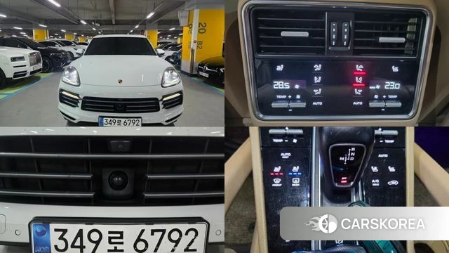 Porsche Cayenne (PO536) 2019 Белый из Кореи