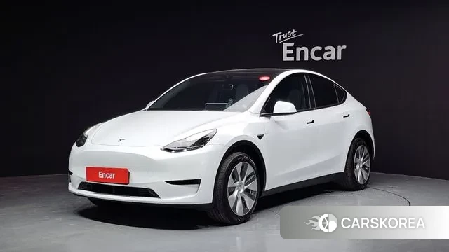Tesla Model Y 2023 Белый из Кореи