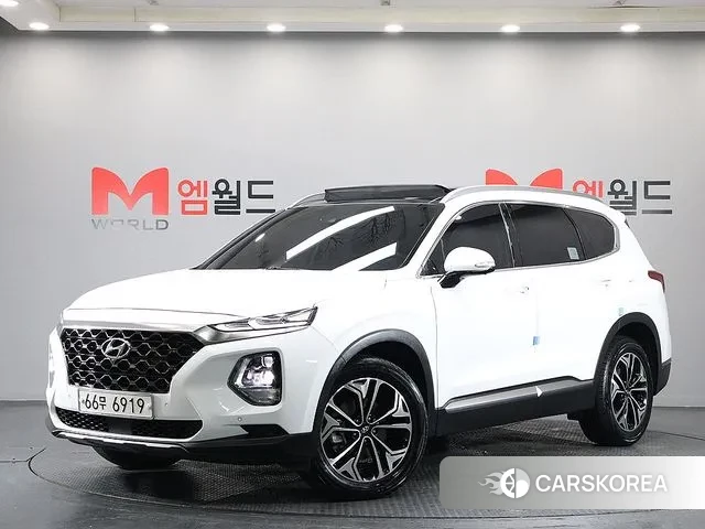 Hyundai Santa Fe TM 2018 Белый из Кореи