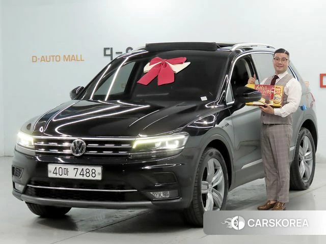 Volkswagen Tiguan second Generation 2018 Черный из Кореи