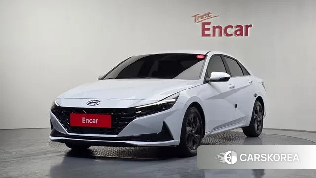 Hyundai Avante (CN7) 2022 Белый из Кореи