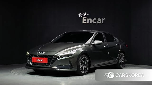 Hyundai Avante (CN7) 2021 Серый из Кореи