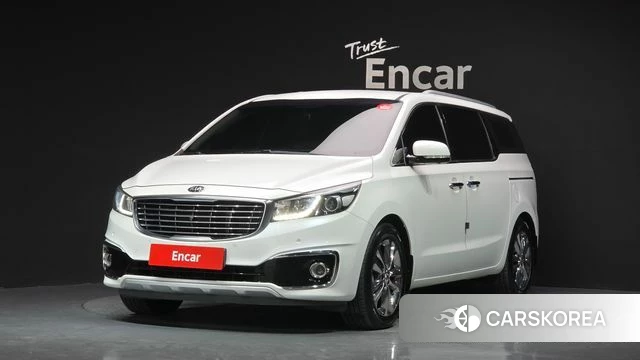Kia All New Carnival 2018 Белый из Кореи