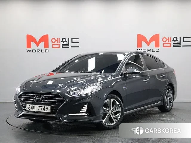 Hyundai Sonata New Rise Hybrid 2018 Серый из Кореи