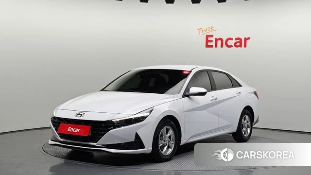 Hyundai Avante (CN7) 2022 Белый из Кореи