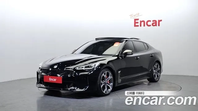 Kia Stinger 2019 Черный из Кореи