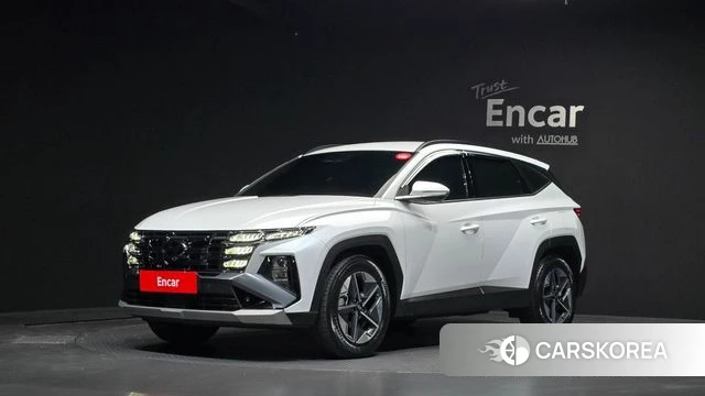 Hyundai The New Tucson Hybrid (NX4) 2025 Белый из Кореи