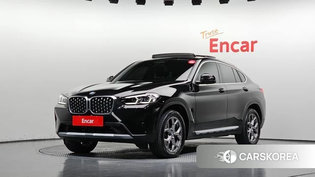BMW X4 (G02) 2023 Черный из Кореи