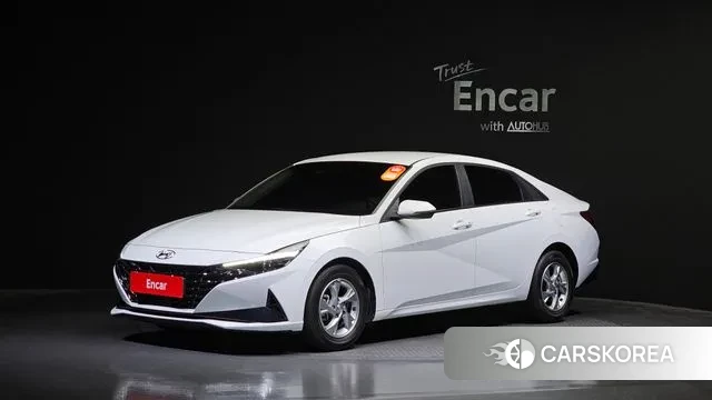 Hyundai Avante (CN7) 2020 Белый из Кореи