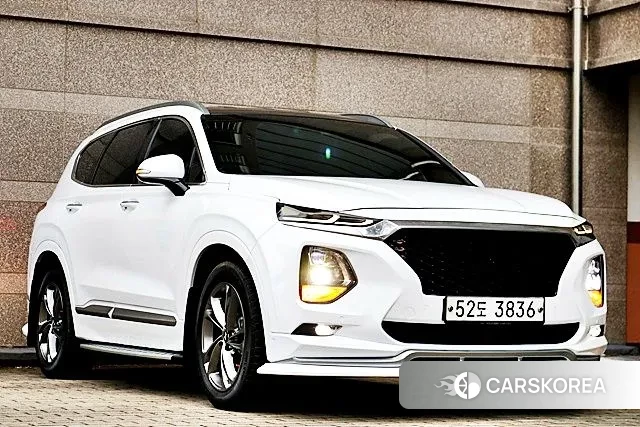 Hyundai Santa Fe TM 2018 Белый из Кореи