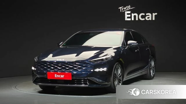 Kia K8 Hybrid 2023 Синий из Кореи