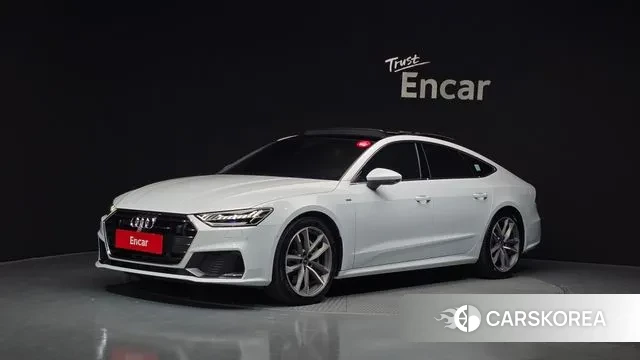 Audi A7 (4K) 2021 Белый из Кореи