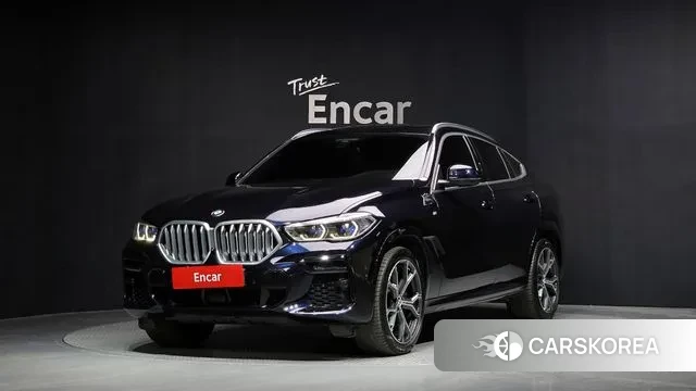 BMW X6 (G06) 2022 Черный из Кореи