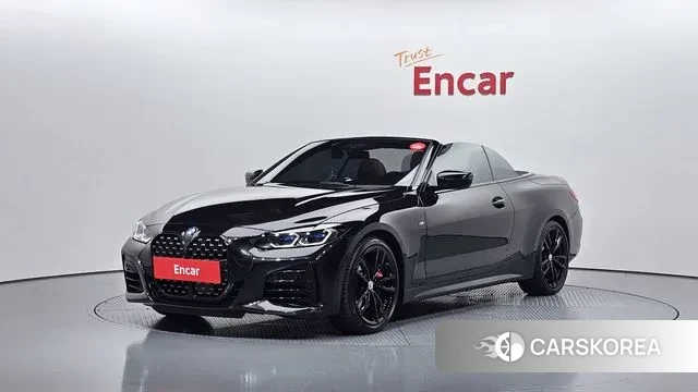 BMW 4 Series (G22) 2022 Черный из Кореи