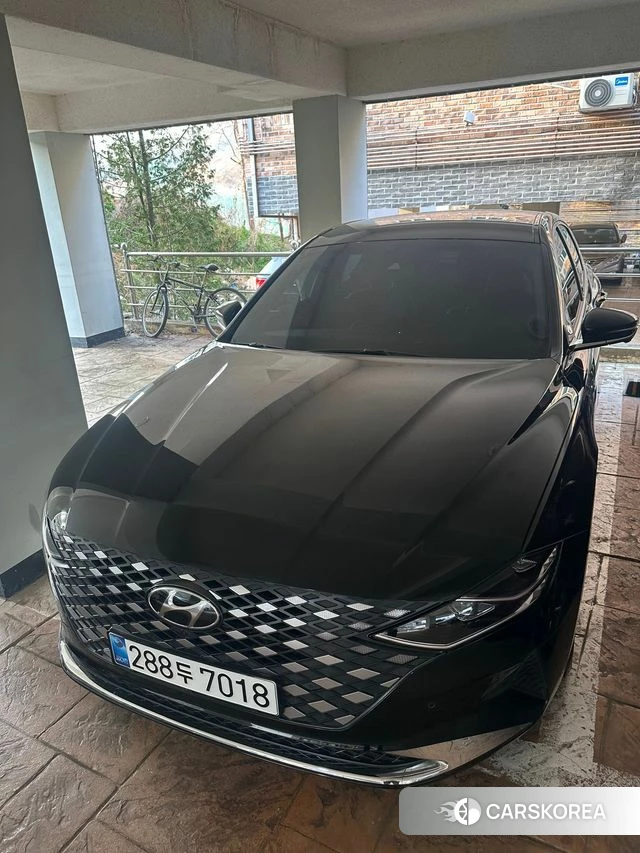 Hyundai The New Grandeur IG 2021 Черный из Кореи