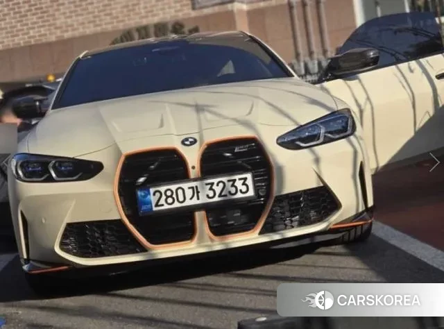 BMW 4 Series (G22) 2021 Синий из Кореи