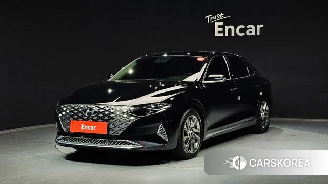 Hyundai The New Grandeur IG Hybrid 2020 Черный из Кореи