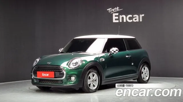 Mini Cooper 2018 Зеленый из Кореи
