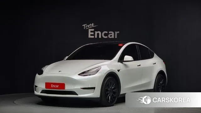 Tesla Model Y 2022 Белый из Кореи