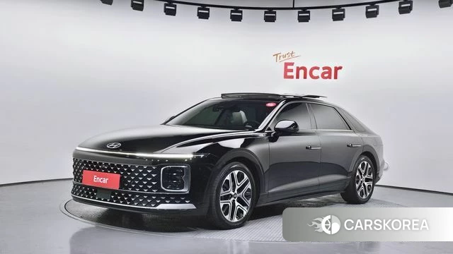 Hyundai Grandeur Hybrid (GN7) 2023 Черный из Кореи