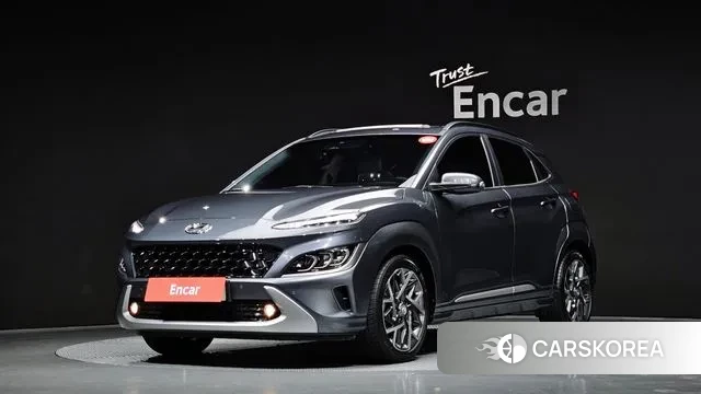 Hyundai The New Kona Hybrid 2021 Серый из Кореи