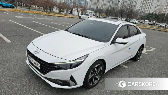Hyundai Avante (CN7) 2020 Белый из Кореи