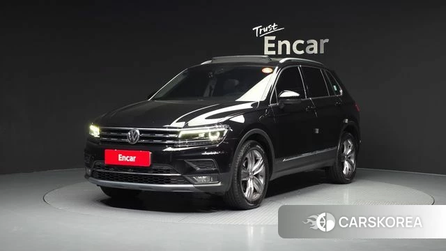 Volkswagen Tiguan second Generation 2018 Черный из Кореи