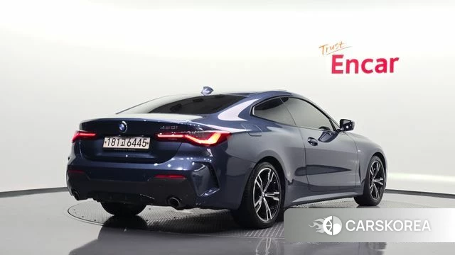 BMW 4 Series (G22) 2021 Синий из Кореи