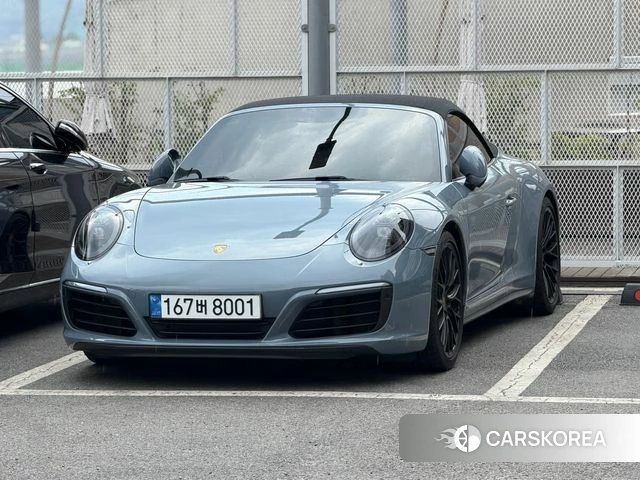Porsche 911 2018 Черный из Кореи