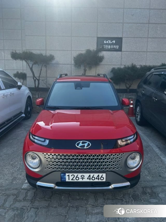 Hyundai Casper 2023 Красный из Кореи