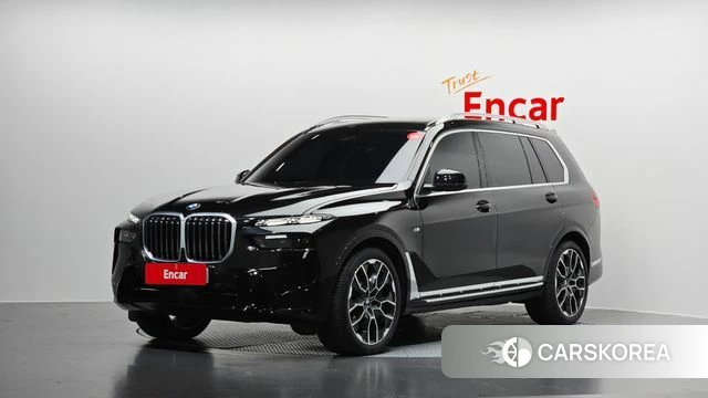 BMW X7 (G07) 2025 Черный из Кореи