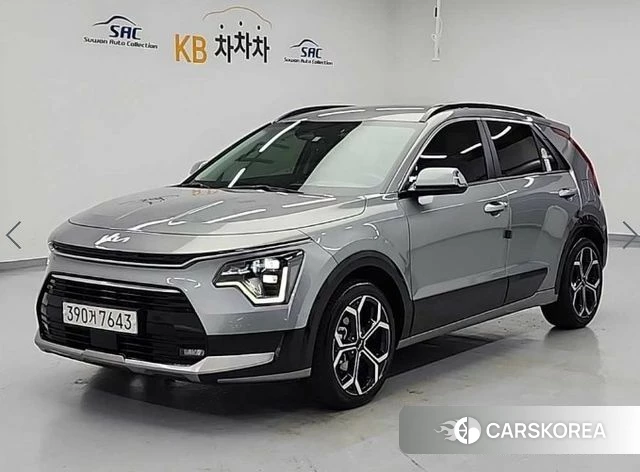 Kia Di Ol Nu Niro 2023 Серый из Кореи