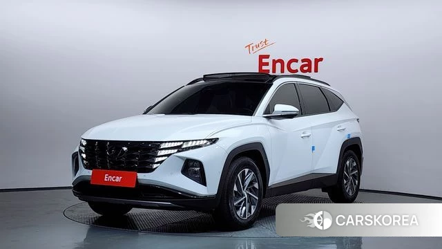 Hyundai Tucson Hybrid (NX4) 2023 Белый из Кореи