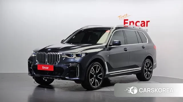 BMW X7 (G07) 2021 Серый из Кореи