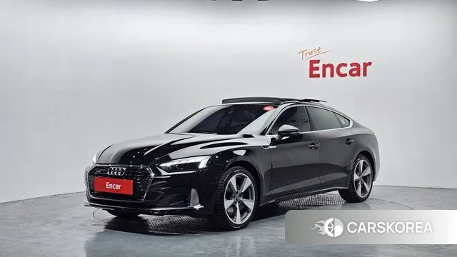 Audi A5 (F5) 2021 Черный из Кореи