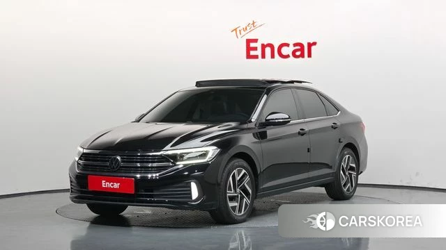 Volkswagen 7th Generation of Jetta 2022 Черный из Кореи
